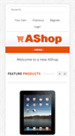 Mobile Screenshot of demo.ashopsoftware.com