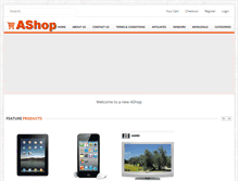 Tablet Screenshot of demo.ashopsoftware.com